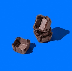 Капсула бумажная квадрат CAPSULE Q Brown 30*30*17 мм BN (2000 шт./уп., 20000 шт./кор.)