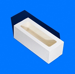 Упаковка с ложементом ForGenika CAKE ROLL I Window White 300*120*100 мм (10 шт./уп., 100 шт./кор.)