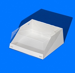 Упаковка ForGenika SLIDE Dom Lid White 225*225*100 мм (50 шт./кор.)