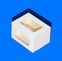 Упаковка с ложементом ForGenika CAKE ROLL II Window White 160*120*100 мм (15 шт./уп., 165 шт./кор.)